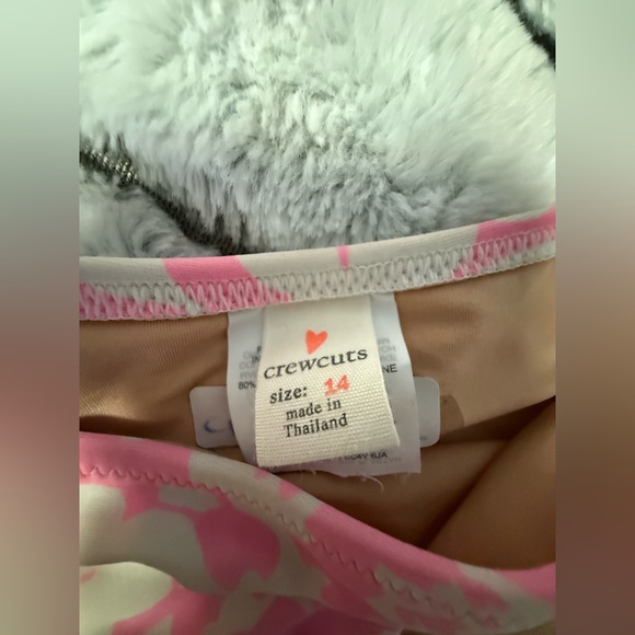 Crewcuts Pink and Cream Floral Bikini Set - Picture 4 of 4